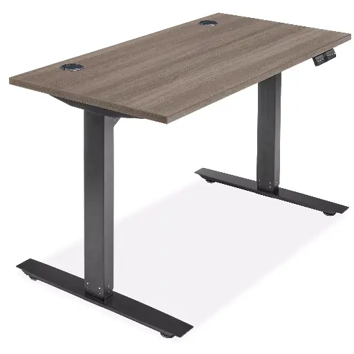[SDTED4824G] Savalo SDTED4824G 48 inch Height Adjustable Standing / Sitting Desk, up to 48 inch High, in Gray